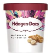 H Dazs Ice Cream Macad Nut Brittle 16oz