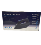 Polar Steam & Dry Iron Black 1ct