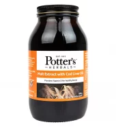 Potter’s Malt Extract W/Cod Liver Oil 650g