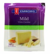Emborg White Cheddar Mild Portion Cheese 200g