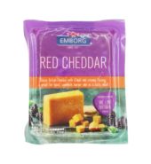 Emborg Red Cheddar Mild Portion Cheese 200g