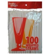 ALPHA STRAWS  WRAPPED 100CT