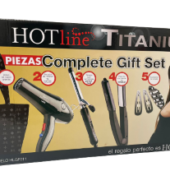 Hotline Titanium Set Blower Curling Iron 5pcs