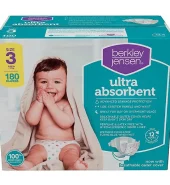 BJ DIAPERS SIZE 3 180CT
