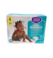 BJ DIAPERS SIZE 4 156CT