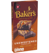Bakers Unsweetened Chocolate Bar 4oz