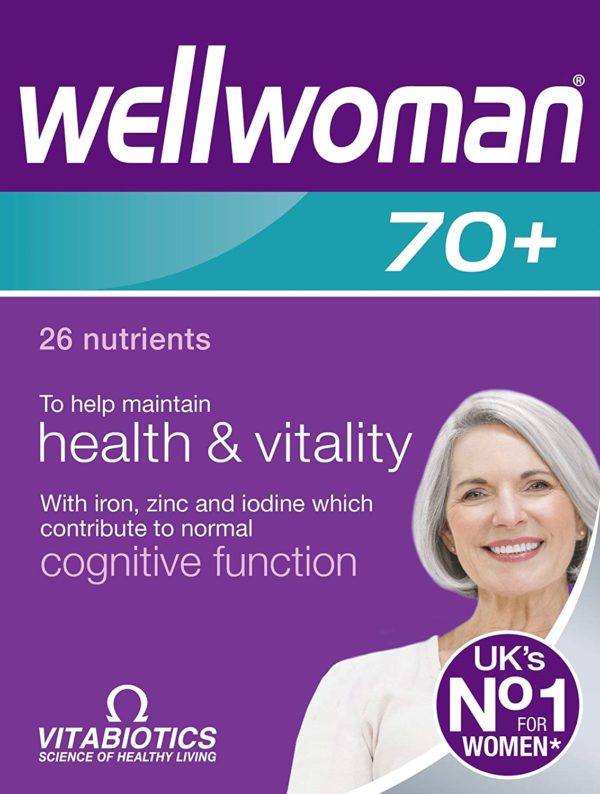 Vitabiotics Capsules Wellwoman 70+ 30's