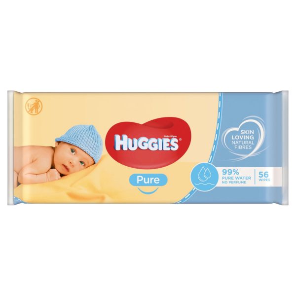 Huggies Wipes Baby Pure 56's
