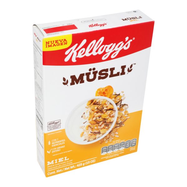 Kelloggs Komplete Musli Honey 14.9oz