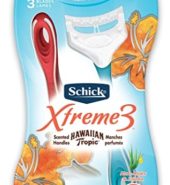 Schick  Xtreme 3 Razors Haw Tropic 4s