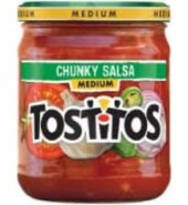 Tostitos Dip Salsa Chunky Med 15.5oz