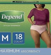 Depend Underwear Fem Max M 18’s