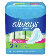 Always Pads Maxi Sup S2 Long W 16’s