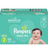 Pampers Diapers Baby Dry #2 Super 112’s