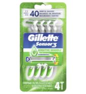 Gillette Disposable Razors Sensor 3 4’s