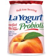La Yogurt Orginal Peach 6oz