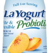 La Yogurt Light Peach 6oz