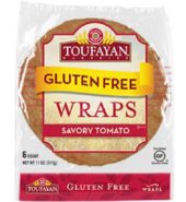 Toufayan Wraps Gluten Free Tomato 10oz