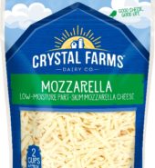 Crystal Cheese Mozarella Cheese Shred 8z