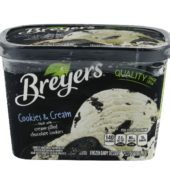 Breyers Icecream Cookies & Cream 1.5qt