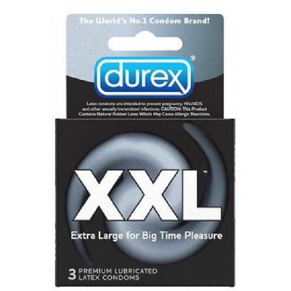 Durex Condoms XXL Extra Large 3 s Massy Stores Guyana