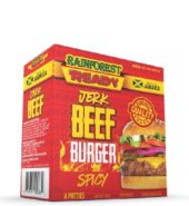 Rainforest Jerk Beef Burgers 4’s   340g
