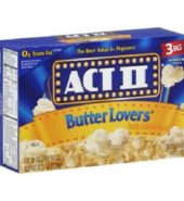 Act 11 Mwave Popcorn Butter Lovers 3pk