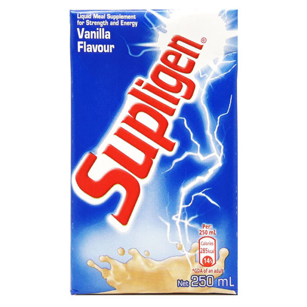 Supligen Vanilla Reduced Sugar 250ml