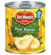 Delmonte Pear Halves 241 Gr