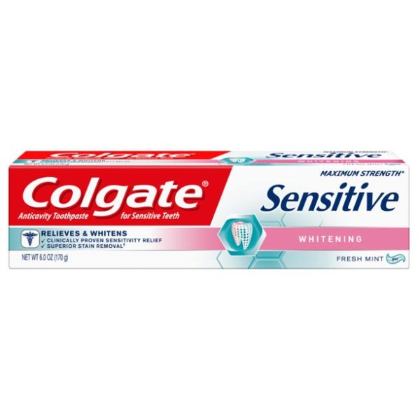 Colgate Toothpaste Sensitive Whitening 6oz