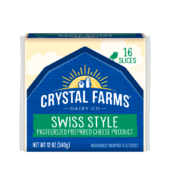 Crystal Farms Am/Swiss Cheese 12oz