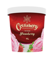 Creamery Ice Cream Strawberry 1L