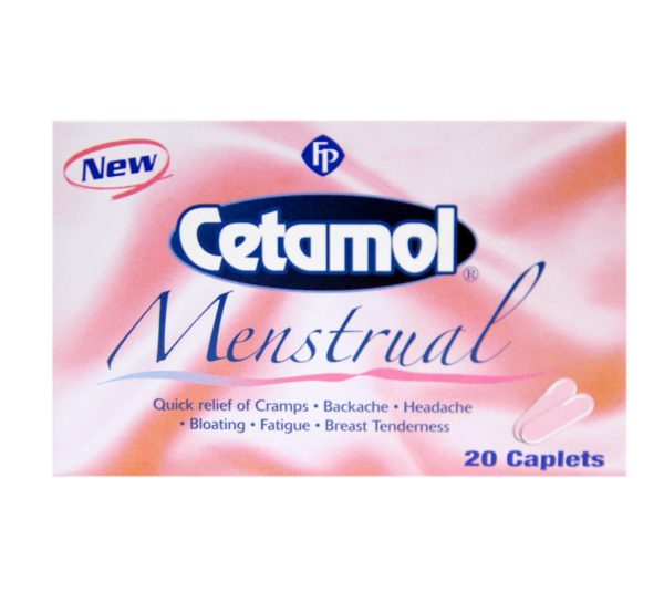 Cetamol Caplets Menstrual 20's