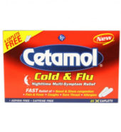 Cetamol Caplets Cold & Flu Ntime 20’s