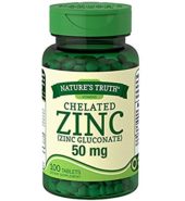Nature’s Truth Chelated Zinc 50 mg 100s