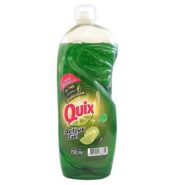 Quix Dishwashing Gel Liquid Lime 750ml