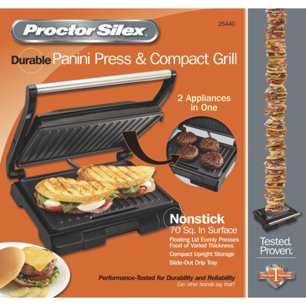 PROCTOR SILEX NONSTICK CONTACT GRILL
