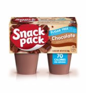 Hunts Snack Pack Pudding Chocolate Sugar Free 13oz