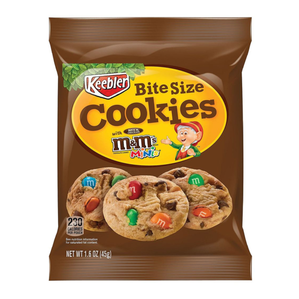 Keebler M & M Bite Size Cookies 1.6oz