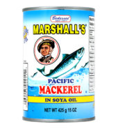 MARSHALLS PACIFIC MACKEREL IN SOYA OIL