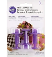 WILTON MINI CUT OUT SET FLOWER & LEAF