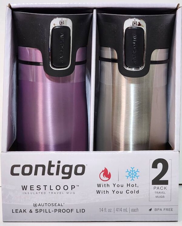 CONTIGO 2PK WEST LOOP TRAVEL MUGS