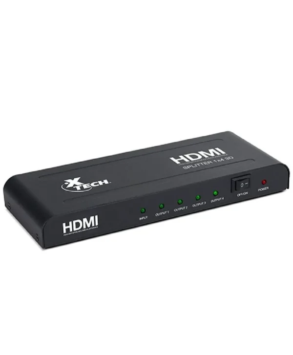 X TECH HDMI SPLITTER 4 WAY