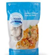 Oceans Delight Jumbo Shrimp Raw Ez Peel 21-25 1lb