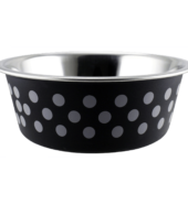 Indipets Black Silver Bowl 1 Ct