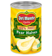 Del Monte Pear Halves 100 % Juice
