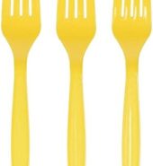Unique Assort Plastic Forks 18 Ct