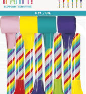 Unique Candy Cane Blowouts 8 Ct