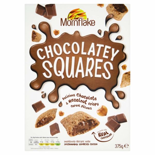 Mornflake Chocolatey Squares 375 G