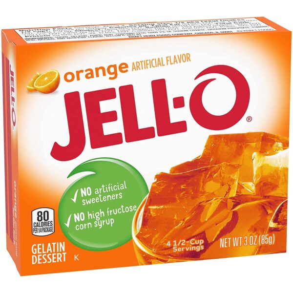 Kraft Jello Gelatin Orange 3 Oz
